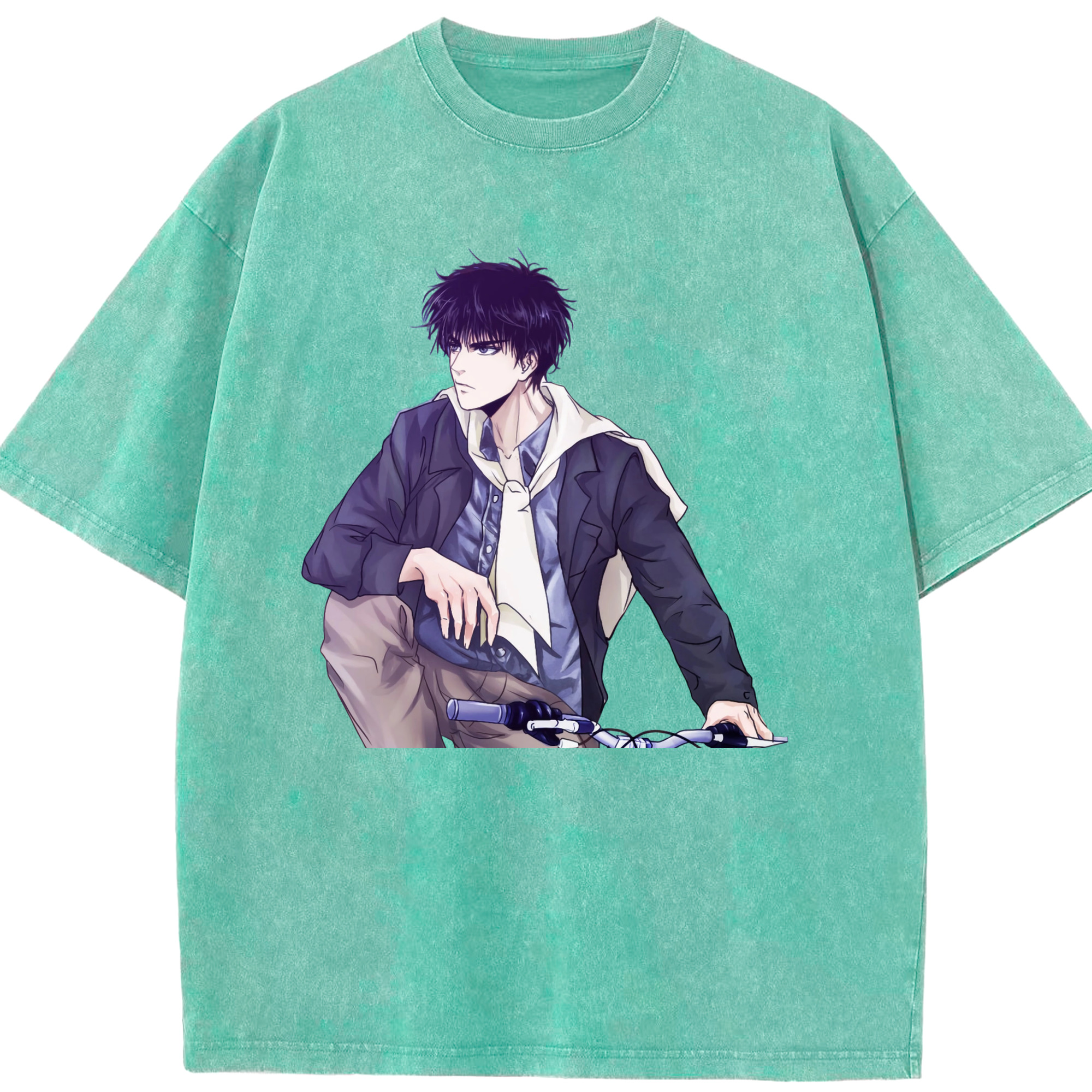 （画像用） SLAM DUNK／スラムダンク 綿100% ヴィンテージ風 半袖Tシャツ（フロントプリント）